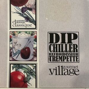 Gourmet Village, dip, chiller, ceramic, in box